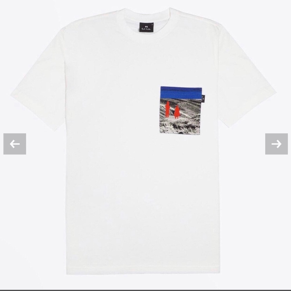 Paul Smith Men’s Regular Fit Short Sleeve Pocket T Shirt